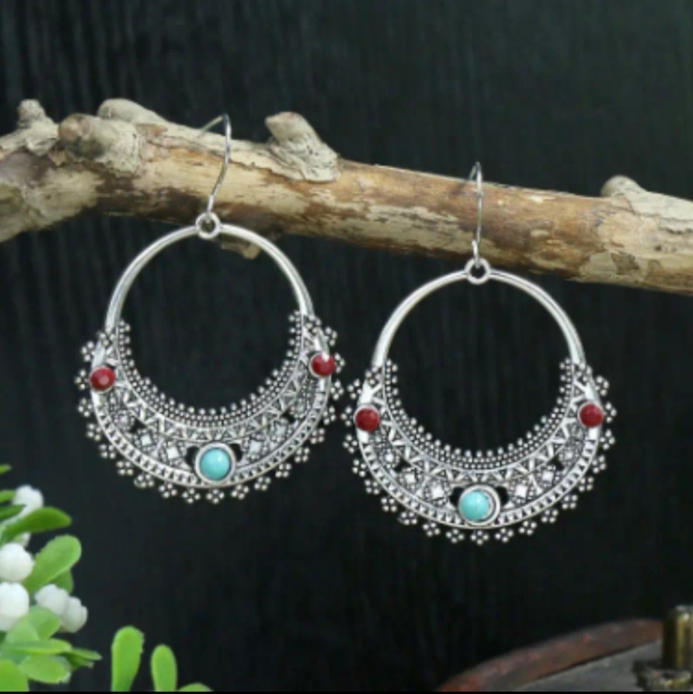 Boho drop earrings